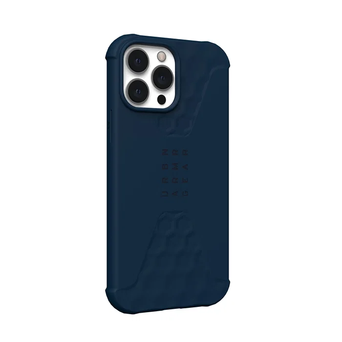 Urban Armor Gear (UAG) Carcasa Rugged 'Standard Issue' para Apple iPhone 13 Pro Max (6.7"), Azul Mallard, con protección anti-caídas y tacto silicona