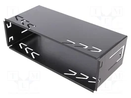 4CARMEDIA Semi-bastidor de montaje de radio 1 DIN para Pioneer, Negro
