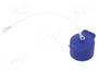 HARTING Tapa de protección azul IP67 IP6K9K rosca interior