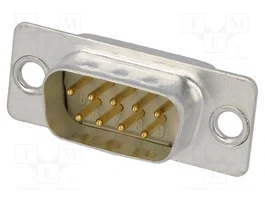 HARTING Conector D-Sub Macho de 9 Pines para Transferencia de Datos