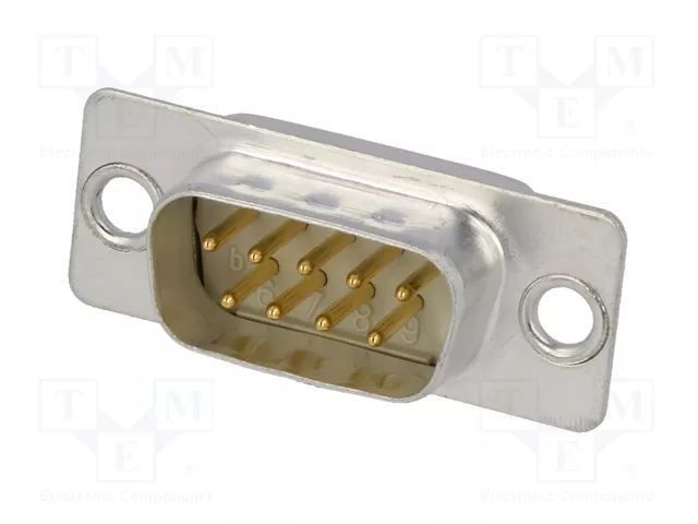 HARTING Conector D-Sub Macho de 9 Pines para Transferencia de Datos