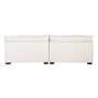 Sofá 4 Plazas Rayas Crema Tejido 282 X 101 X 71 cm
