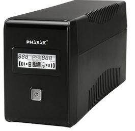 PHASAK SAI Esential 650VA Interactivo con pantalla LCD