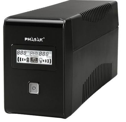 PHASAK SAI Esential 650VA Interactivo con pantalla LCD PHASAK SAI Esential 650VA Interactivo con pantalla LCD