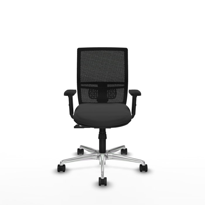 PIQUERAS Y CRESPO Silla de oficina Yunquera con mecanismo Sincro, Gris oscuro y Negro PIQUERAS Y CRESPO Silla de oficina Yunquera con mecanismo Sincro, Gris oscuro y Negro