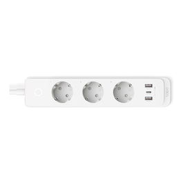 TP-Link Tapo P300 Enchufe Inteligente WiFi - Regleta de Sobremesa 3 Tomas AC + 3 Puertos USB, Control por App y Voz Alexa, Blanco