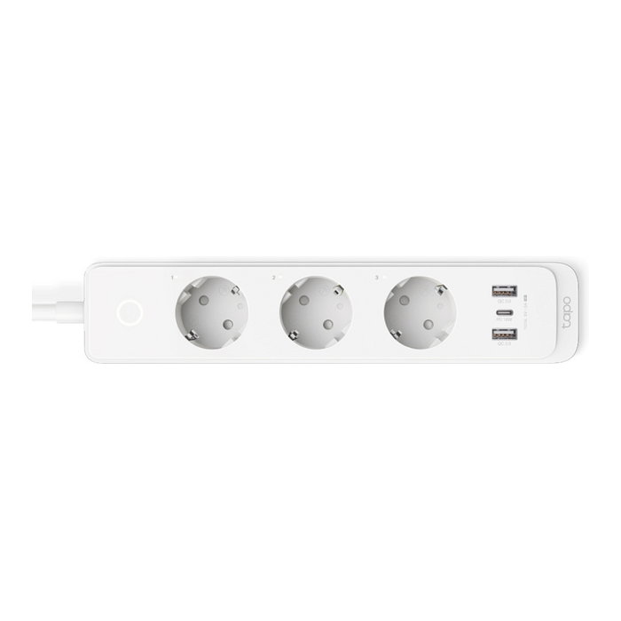 TP-Link Tapo P300 Regleta Inteligente con 3 Salidas AC y USB Blanco TP-Link Tapo P300 Regleta Inteligente con 3 Salidas AC y USB Blanco