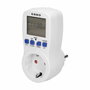 ORNO ORPRE409 Enchufe Schuko con 1 Toma y Temporizador Digital Semanal Programable