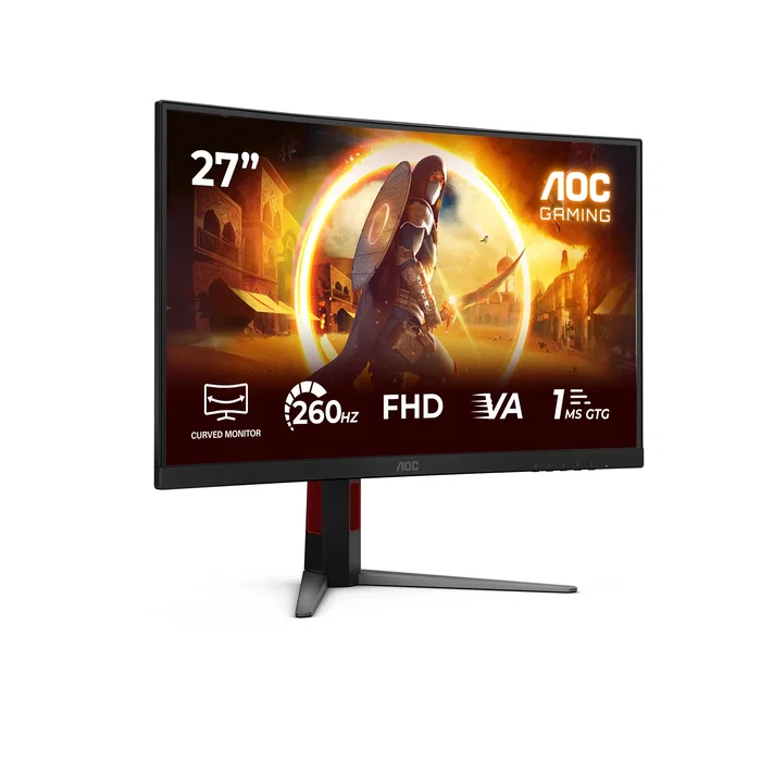 AOC C27G4Z2 Monitor Gaming Curvo 27 pulg. Full HD 260 Hz Fast VA AOC C27G4Z2 Monitor Gaming Curvo 27 pulg. Full HD 260 Hz Fast VA