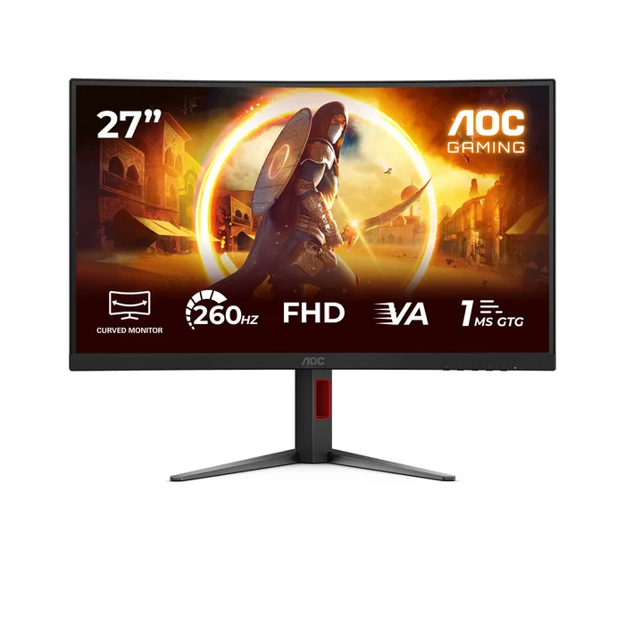 AOC C27G4Z2 Monitor Gaming Curvo 27 pulg. Full HD 260 Hz Fast VA AOC C27G4Z2 Monitor Gaming Curvo 27 pulg. Full HD 260 Hz Fast VA