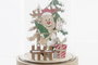 DKD Home Decor Decoración Luminosa de Madera y Cristal LED Multicolor