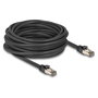 DeLOCK Cable de red RJ45 Cat.6A U/FTP ultraflexible 10 m Negro