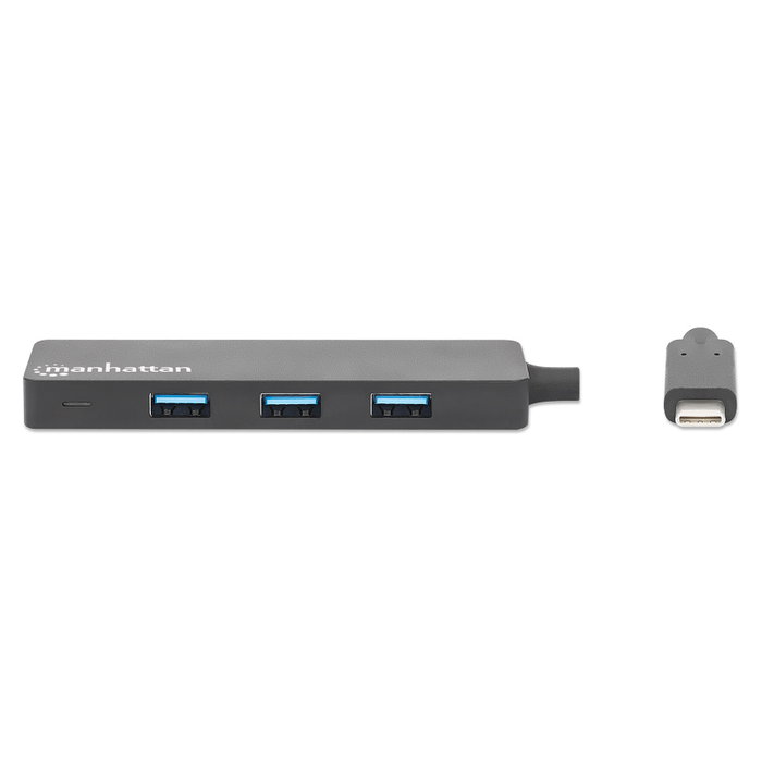 Manhattan Hub USB-C a 4 puertos USB-A 3.2 Gen 1 de 5 Gbps