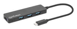 Manhattan USB-C Dock/Hub, Ports (4): USB-A (X4), 5 Gbps (USB 3.2