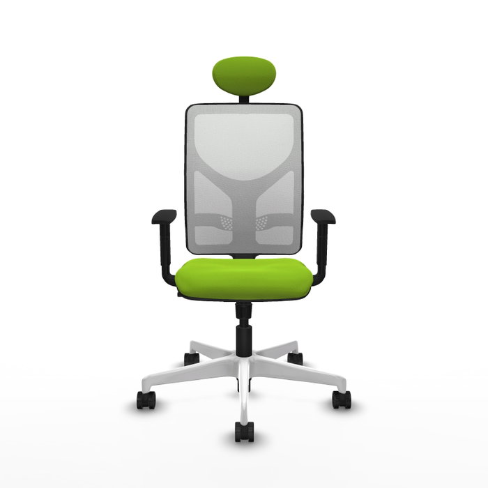 PIQUERAS Y CRESPO Silla de oficina Motilla Pistacho y Blanco PIQUERAS Y CRESPO Silla de oficina Motilla Pistacho y Blanco
