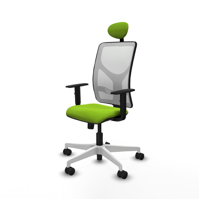 PIQUERAS Y CRESPO Silla de oficina Motilla Pistacho y Blanco PIQUERAS Y CRESPO Silla de oficina Motilla Pistacho y Blanco