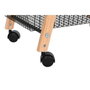 DKD Home Decor Frutero con Carro de Pino y Acero Negro y Natural 48x32x79 cm de alto
