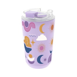 AUREA Vaso Térmico Boho Soul Lilac con Interior Cerámico 400ml