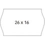 Apli Etiquetas para Etiquetadora de Precios 26x16mm Blanco Pack de 6 Rollos