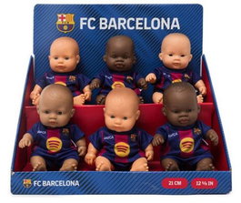 MINILAND Display 12 Muñecos FC Barcelona