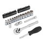 Workpro Juego de Llave de Carraca ¼ pulg, 37 piezas