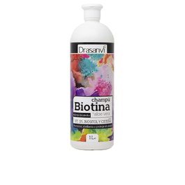 DRASANVI Champú con Biotina y Aloe Vera 1000 ml - Nutre, Protege y Abrillanta el Cabello