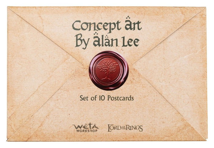 Weta Workshop Set de 10 Postales El Señor de los Anillos Concept Art by Alan Lee Weta Workshop Set de 10 Postales El Señor de los Anillos Concept Art by Alan Lee