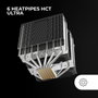 Mars Gaming MCPU-XU6 Disipador de CPU Doble Torre Negro 350W TDP