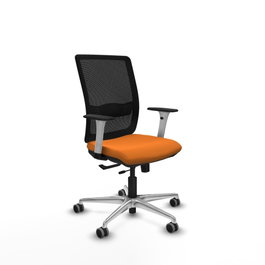 PIQUERAS Y CRESPO Silla de oficina Haches Naranja y Negro