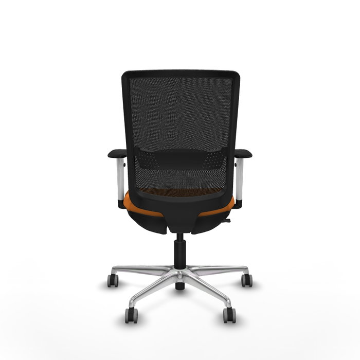 PIQUERAS Y CRESPO Silla de oficina Haches Naranja y Negro PIQUERAS Y CRESPO Silla de oficina Haches Naranja y Negro