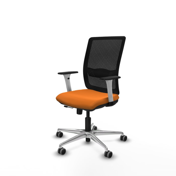 PIQUERAS Y CRESPO Silla de oficina Haches Naranja y Negro PIQUERAS Y CRESPO Silla de oficina Haches Naranja y Negro