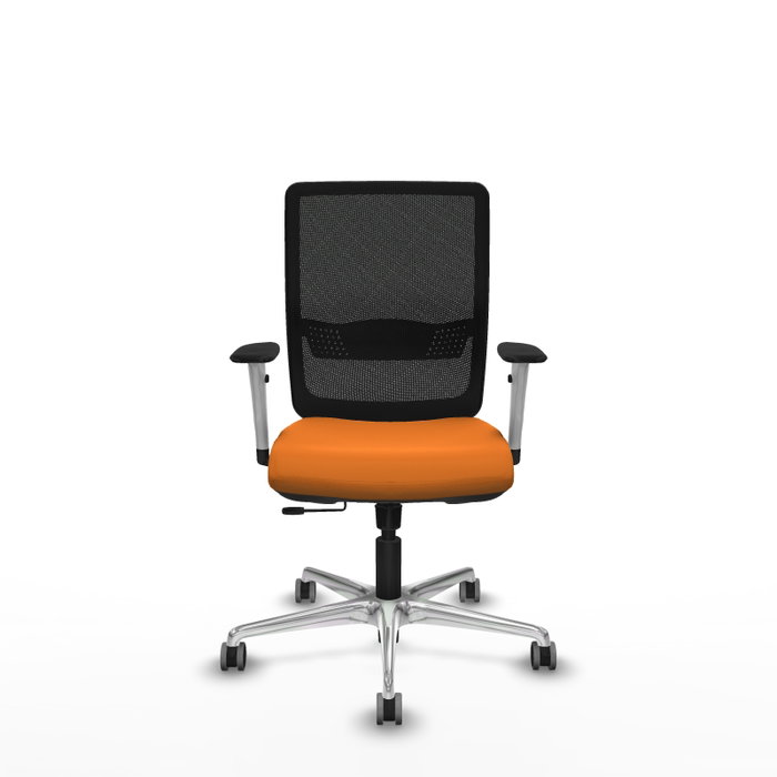 PIQUERAS Y CRESPO Silla de oficina Haches Naranja y Negro PIQUERAS Y CRESPO Silla de oficina Haches Naranja y Negro