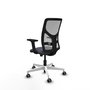PIQUERAS Y CRESPO Silla de oficina Motilla con mecanismo Sincro, Gris