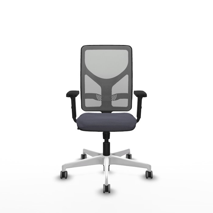 PIQUERAS Y CRESPO Silla de oficina Motilla con mecanismo Sincro, Gris