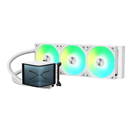 TRYX PANORAMA 360 ARGB AiO Wasserkühlung con pantalla 3D-AMOLED 360mm, blanco