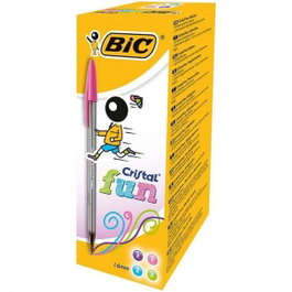 Bic Cristal Fun Fashion Bolígrafos Colores Surtidos Caja de 20 Unidades
