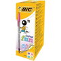 Bic Cristal Fun Fashion Bolígrafos Colores Surtidos Caja de 20 Unidades