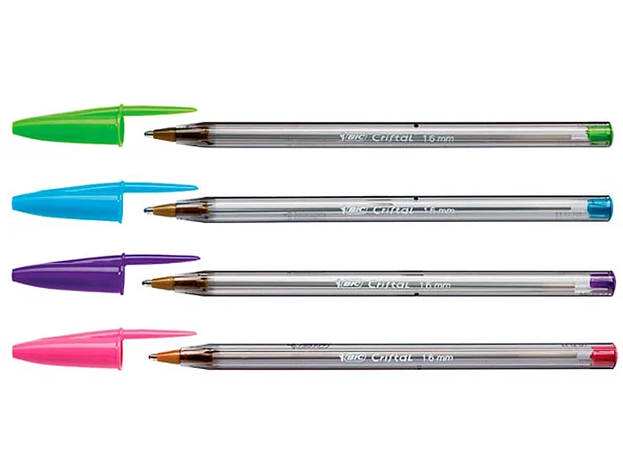 Bic Cristal Fun Fashion Bolígrafos Colores Surtidos Caja de 20 Unidades