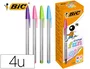 Bic Bolígrafo Cristal Fun Fashion Colores Caja 20 Ud