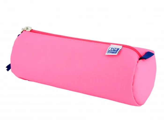 Oxford Bolso Escolar Portatodo Kangoo Kids Redondo Grande Colores Surtidos Poliéster Resistente 220x70x90 mm