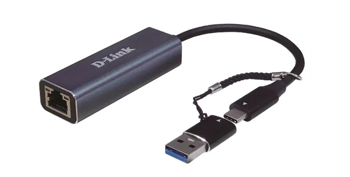 D-Link DUB-2315 Adaptador de Red Ethernet USB-A/USB-C a RJ-45 2.5 Gigabits 2500 Mbit/s para PC y Portátil - Negro