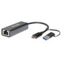 D-Link DUB-2315 Adaptador y tarjeta de red Ethernet 2500 Mbit/s USB Type-A/USB Type-C