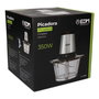 Edm Picadora de Acero Inoxidable 350W 1.8L para Alimentos con 4 Cuchillas