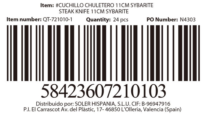 Quttin Cuchillo Chuletero New Classic 11c Quttin Cuchillo Chuletero New Classic 11c