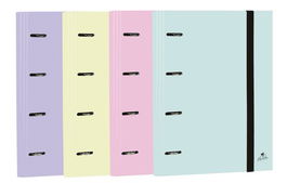 Carpebloc Mariola A4 4 An. Mixtas 40Mm Sin Recambio Surtido Pastel (4 Col.)