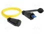 DeLOCK Cable de fibra óptica LC Duplex a LC Duplex monomodo, 1 m, Amarillo