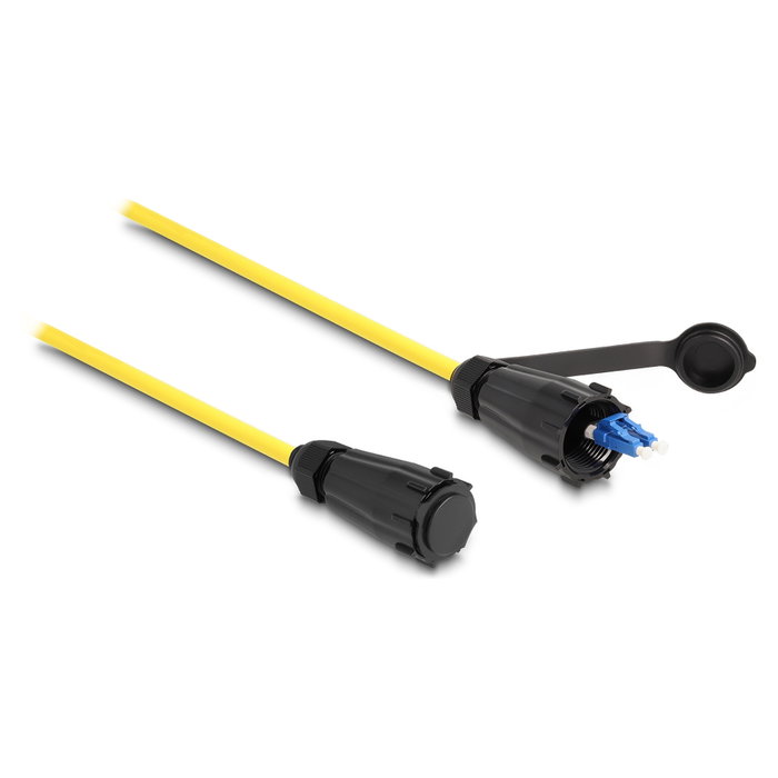DeLOCK Cable de fibra óptica LC Duplex a LC Duplex monomodo 1 m Amarillo DeLOCK Cable de fibra óptica LC Duplex a LC Duplex monomodo 1 m Amarillo
