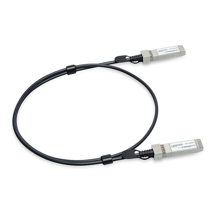LANCOM SFP-DAC25-1m Cable Direct Attach 1m SFP a SFP Negro Acero Bidireccional 25 Gbit/s LANCOM SFP-DAC25-1m Cable Direct Attach 1m SFP a SFP Negro Acero Bidireccional 25 Gbit/s