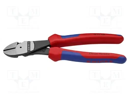 KNIPEX Alicates de corte diagonal de alta palanca, 200 mm