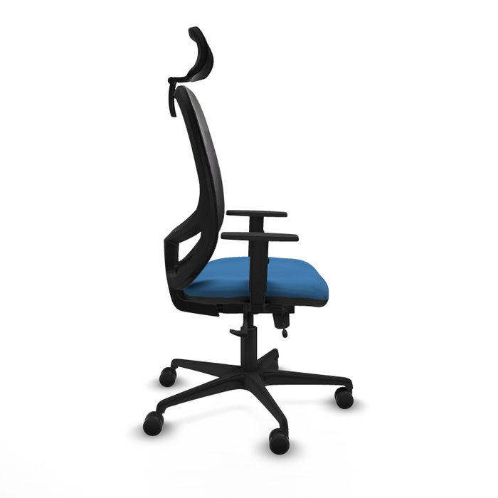 PIQUERAS Y CRESPO Silla de oficina Cilanco con mecanismo Sincro/Traslack Azul claro